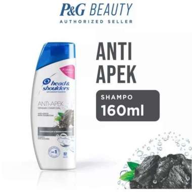 Promo Harga Head & Shoulders Shampoo Anti-Apek Dengan Charcoal 160 ml - Blibli