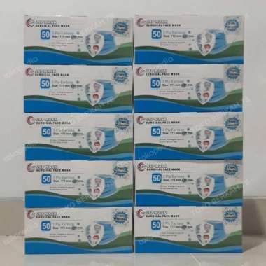 Masker Jsp Surgical Face Mask 3 Ply Earloop 50 Pcs