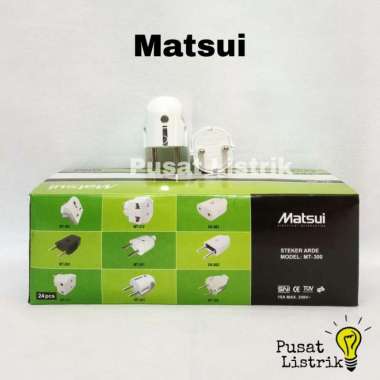 Steker Arde Matsui Steker Arde Bulat Putih Kepala Colokan Bulat Matsui