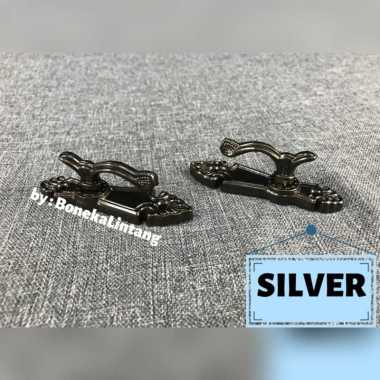 HARGA SEPASANG HOOK KORDEN ANTIK - CANTELAN TALI KORDEN - HOOK GORDEN SEPASANG HOOK ANTIK HITAM