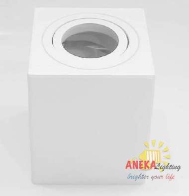 Downlight Outbow Kotak 1XGU10 +7W 3000K