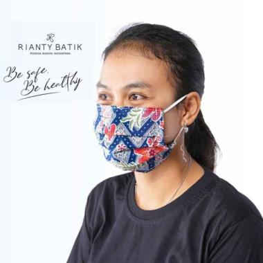 Rianty 2ply Batik Masker Kain [Motif Random] RANDOM