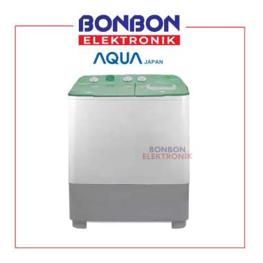 Aqua Mesin Cuci 2 Tabung 7 KG QW-761XT GR / QW 761XTGR