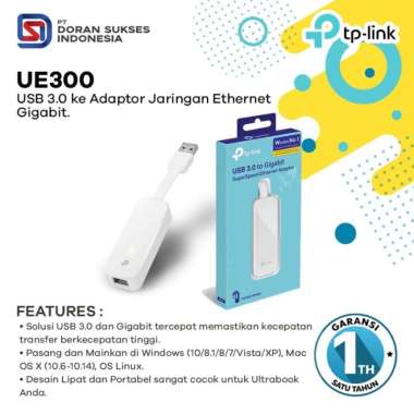 Tp-link UE300 USB 3.0 Gigabit Ethernet Network Adapter Original