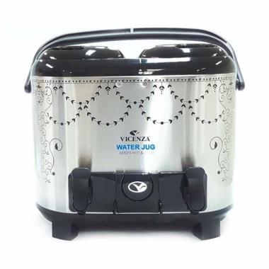 Vicenza VM1202WJ Motif Padi Twin Series Water Jug Silver