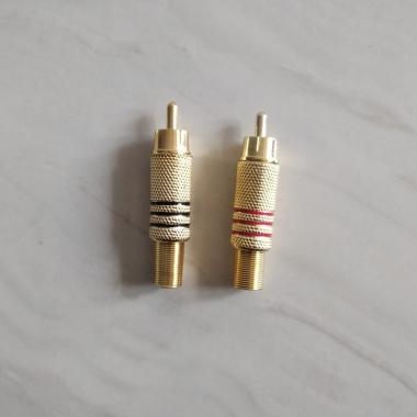 Delino Jack Audio RCA Kuningan Gold