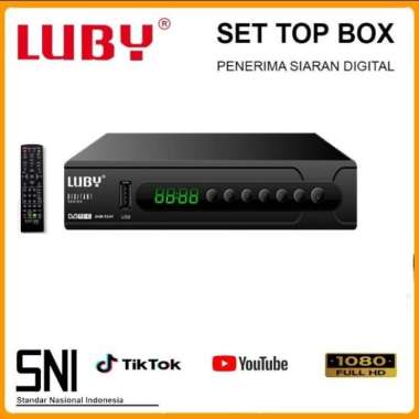 STB /Set Top Box TV Analog ke Digital Luby DVB T2 02 Siaran DIGITAL
