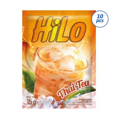 Promo Harga Hilo Minuman Serbuk Thai Tea 15 gr - Blibli