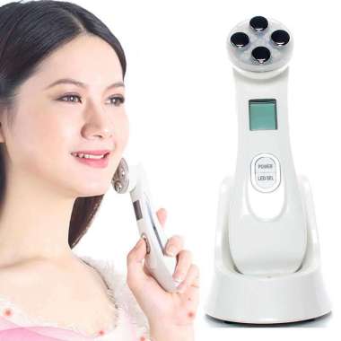 Alat Kecantikan Perawatan Kulit Wajah RF EMS Photon Rejuvenation Putih