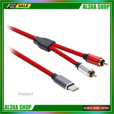 Usb C To 2 Rca Audio Cable, Type-C Rca Cable, 2Rca Plug
