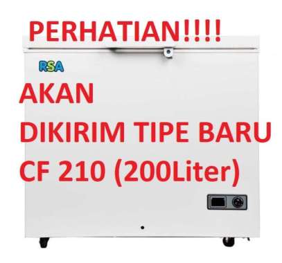 RSA Freezer box CF 220 - 220 Liter baru