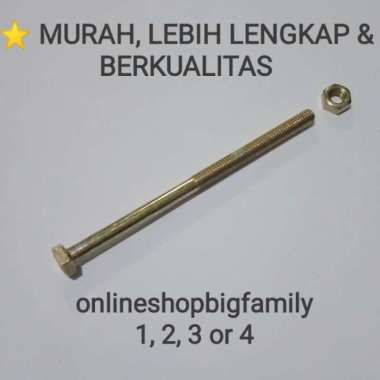 BMK M6X100 (DRAT 10, PANJANG 10 CM)