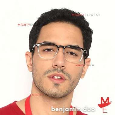 Kacamata Photochromic Antiradiasi - Benjamin Duo Kotak Pria Minus Plus Frame Saja