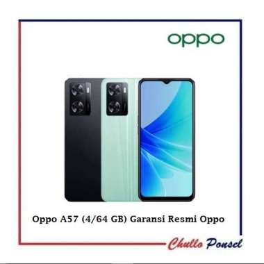 Oppo A57 [4/64 GB] Smartphone Garansi Resmi Oppo Starry Black