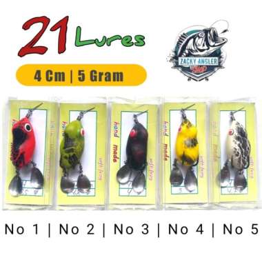 Soft Frog Double Blade Umpan Gabus Killer warna Putih