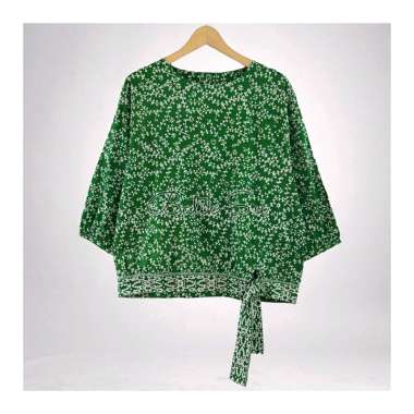 Shibata casual blouse batik L hijau