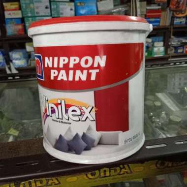 Cat tembok Vinilex warna 973 Blue White kemasan 5 kg ( galon )