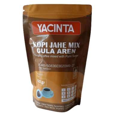 Kopi Jahe Mix Gula Aren Kemasan Pouch 300 Gram