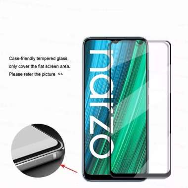 Promo Tempered Glass Layar Realme Narzo 50A / Narzo 50I Full Cover Anti Gores Kaca Realme Narzo 50i