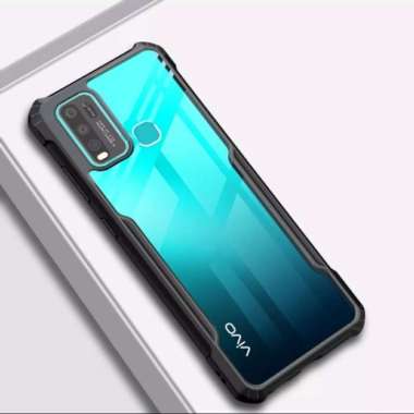 Promo Case Transparan Vivo Y30 / Y50 / Y30i Softcase Clear Back Cover Vivo Y30i Hitam