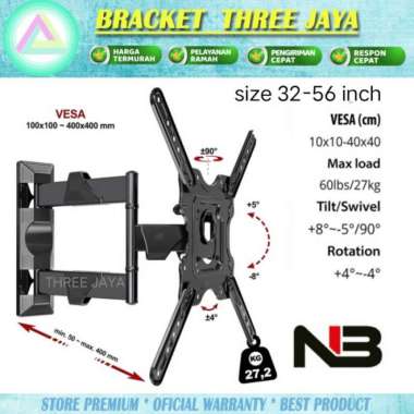 bracket Tv swivel Looktech p4
