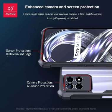 Promo Case Transparan Realme 8i / Narzo 50 Softcase Clear Back Cover Realme Narzo 50 Hitam