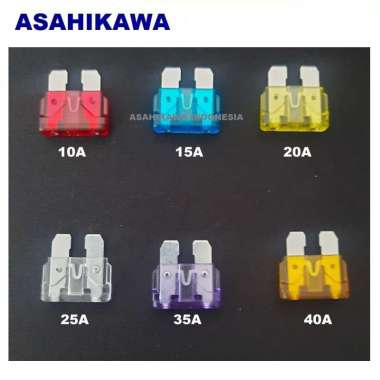 Asahikawa Sekring Tancap Mobil Fuse Blade Besar 19mm Fuse DX Original Kualitas Bagus 15A Amper