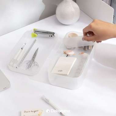 Dekoruma JOJI Kotak Penyimpanan dengan 2 Sekat Size s - Storage Box