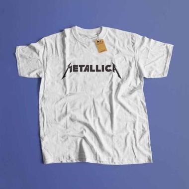 Harga Metallica T Shirt White Terbaru 