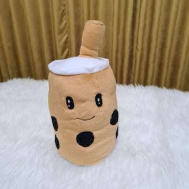 Boneka Boba Viral 35cm Boba Doll Minuman Boba Milk Tea COKELAT