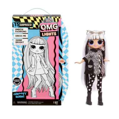 lol surprise lol surprise o m g lights groovy babe fashion doll with 15 surprises full01 nv2atn20