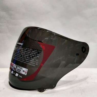 KACA VISOR ORIGINAL HELM KYT KYOTO DARK SMOKE UNTUK SEMUA UKURAN DARK SMOKE