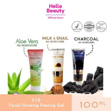 SYB Facial Glowing Peeling Gel CHARCOAL