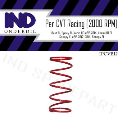 Per-Pir Pully-Puli CVT Racing 2000 RPM Spacy FI-Scoopy eSP 2012-2014 MERAH