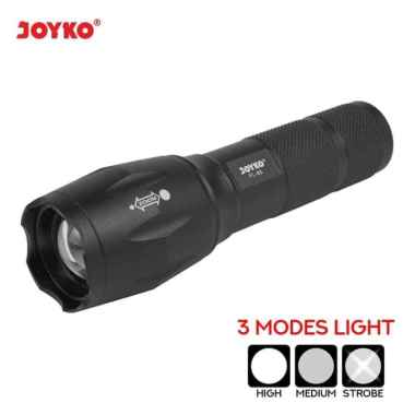 Joyko FL-85 Rechargeable LED Flashlight Black