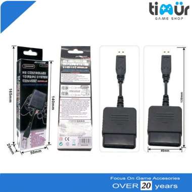 Converter USB Single Stik stick PS2 ke PS3/PC