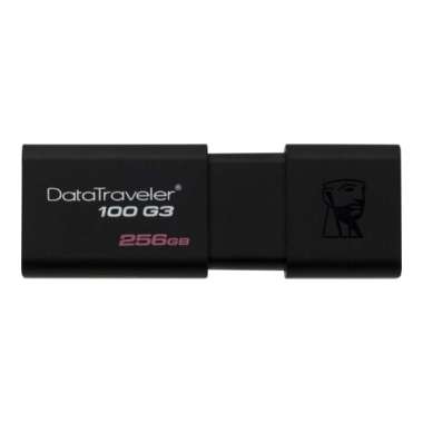 Kingston Flashdisk 256GB USB 3.0 [DT100G3/256GB] Hitam
