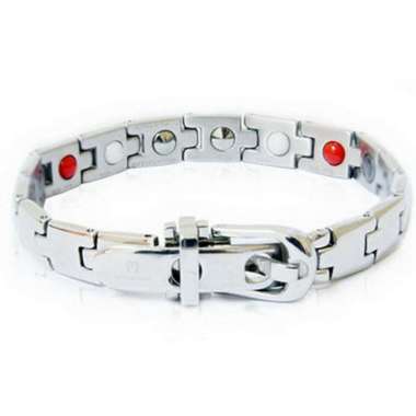 MAQNVM Gelang kesehatan Energy / gelang terapi kesehatan Lucky Stainless Bracelet - stainless Steel