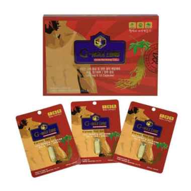 JAMU HERBAL SEHAT PRIA - G-MAX LONG Ginseng Merah Korea - Isi 1 Kapsul