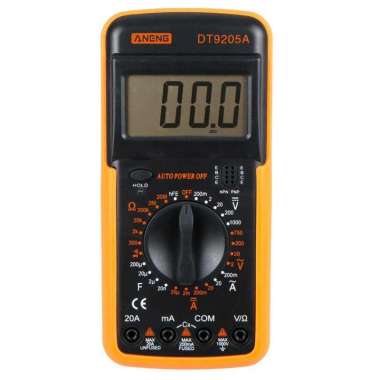 Aneng Digital Multimeter Voltage Tester Dt9205a Orange