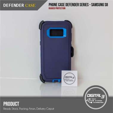Defender Hardcase for Samsung S8 Hard Case Shockproof Casing Seperti Otterbox - BLUE Samsung Galaxy