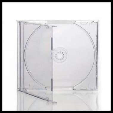 Case CD Tempat Kaset Mika Bening SINGEL transparan
