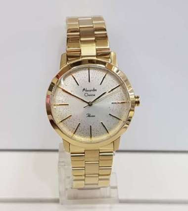 Alexandre Christie AC2818LH Passion Jam Tangan Wanita Stainless Steel gold