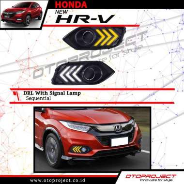 Lampu LED DRL Foglamp New Honda HRV LED DRL Foglamp Honda HR-V New