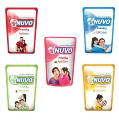 NUVO Family Sabun Mandi Cair Pounch 450ml Sakinah