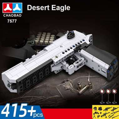 Brick Block Chaobao 7577 ( Desert Eagle ) Pistop Eject 415+ pcs Mainan Anak