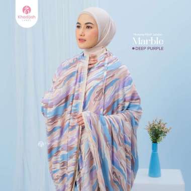 Khadijah Label - Mukena Jumbo Marble 2 in 1 Khadijah Label Perlengkapan Peralatan Ibadah Sholat Wani