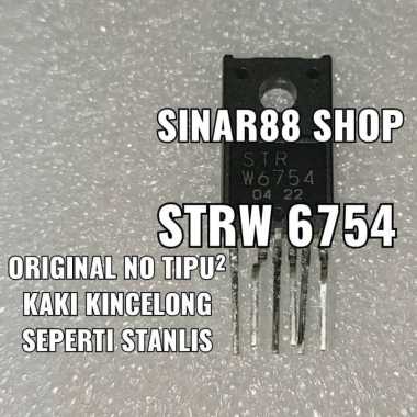 HRG 1pcs STRW6754 STRW 6754 ORIGINAL STR W6754 ASLI TRANSISTOR TR IC TO-220 F 6p