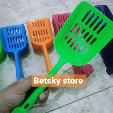 Serokan pasir kucing Warna Warni dan Tebal