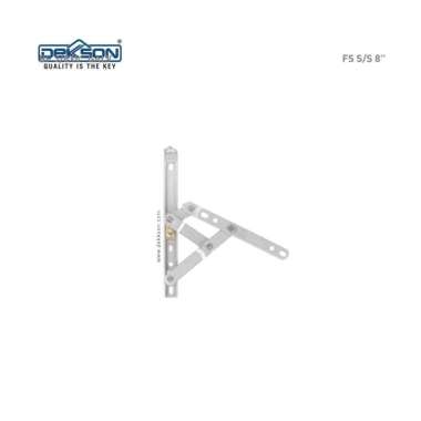 Engsel Jendela Casement Friction Stay Dekson FS SS 8" Inch